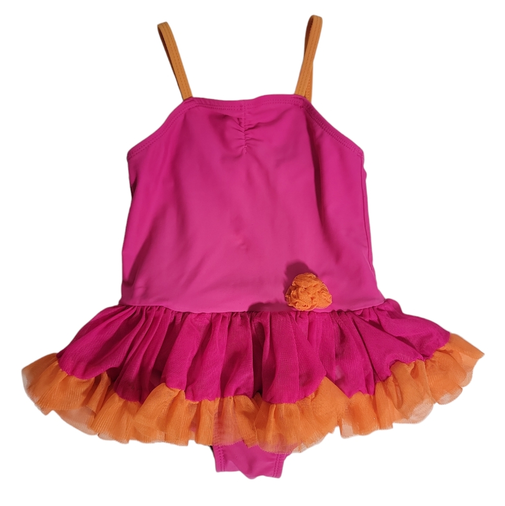 Circo Girls One Piece Bathing Suit,  Pink, 3T